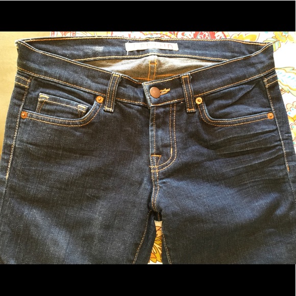 J BRAND Dark Wash Straight Leg Jeans Sz 25 - Picture 2 of 7